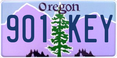 OR license plate 901KEY