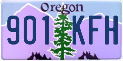 OR license plate 901KFH