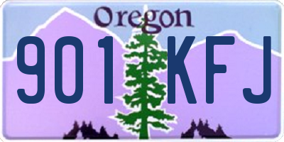 OR license plate 901KFJ