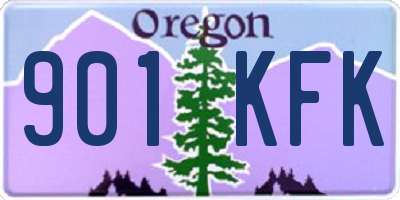 OR license plate 901KFK
