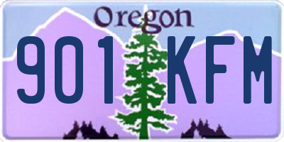 OR license plate 901KFM
