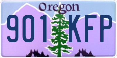 OR license plate 901KFP