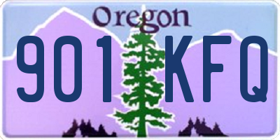 OR license plate 901KFQ