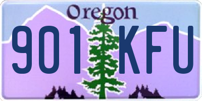 OR license plate 901KFU