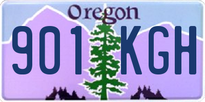 OR license plate 901KGH