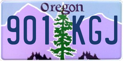OR license plate 901KGJ