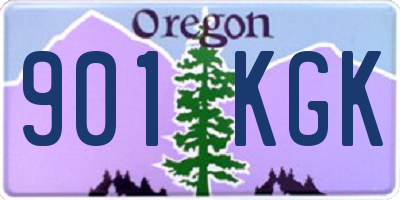 OR license plate 901KGK