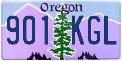 OR license plate 901KGL