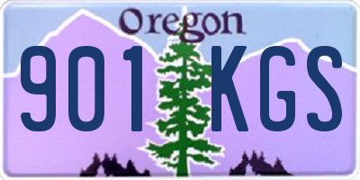 OR license plate 901KGS