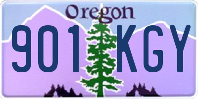 OR license plate 901KGY