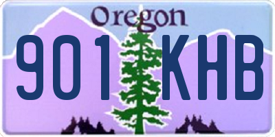 OR license plate 901KHB