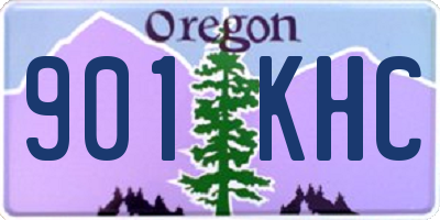 OR license plate 901KHC