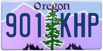 OR license plate 901KHP