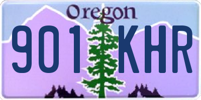 OR license plate 901KHR