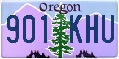 OR license plate 901KHU