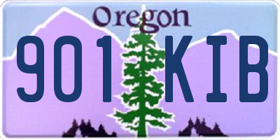 OR license plate 901KIB