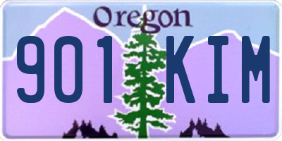 OR license plate 901KIM