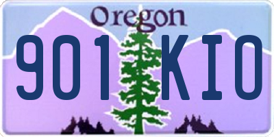 OR license plate 901KIO