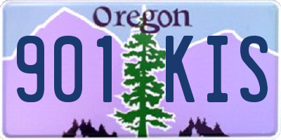 OR license plate 901KIS
