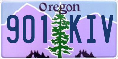 OR license plate 901KIV