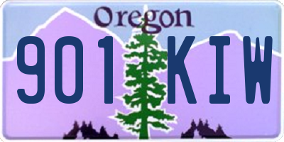 OR license plate 901KIW
