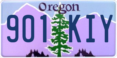 OR license plate 901KIY