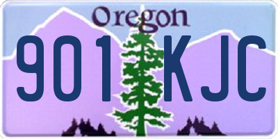 OR license plate 901KJC