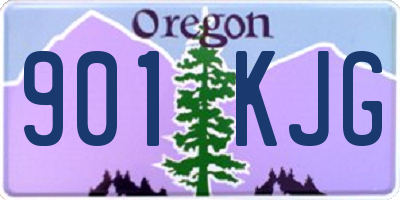 OR license plate 901KJG