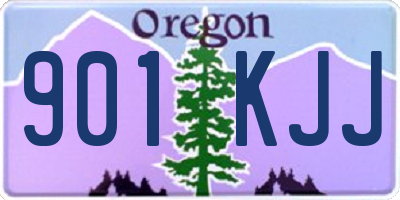 OR license plate 901KJJ
