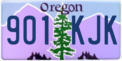 OR license plate 901KJK