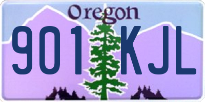 OR license plate 901KJL