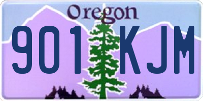 OR license plate 901KJM