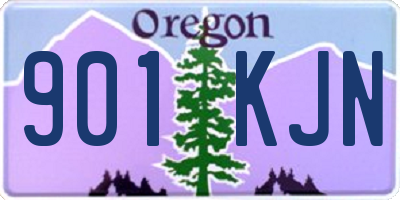OR license plate 901KJN