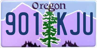 OR license plate 901KJU