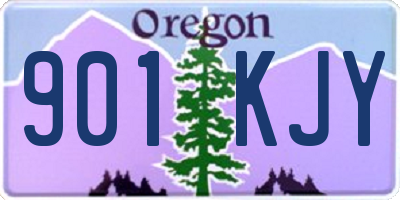 OR license plate 901KJY