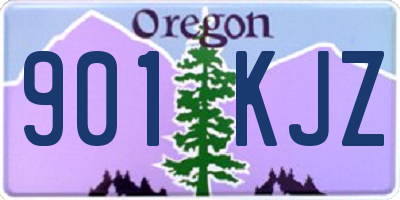 OR license plate 901KJZ