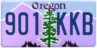 OR license plate 901KKB