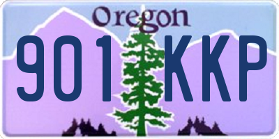OR license plate 901KKP