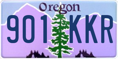 OR license plate 901KKR