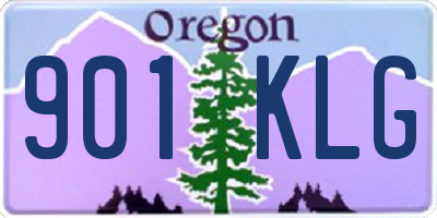 OR license plate 901KLG