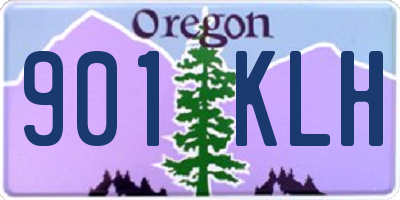 OR license plate 901KLH