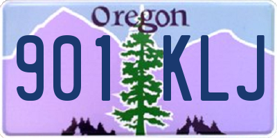 OR license plate 901KLJ