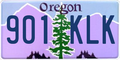 OR license plate 901KLK