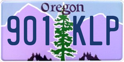 OR license plate 901KLP