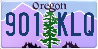 OR license plate 901KLQ