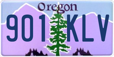 OR license plate 901KLV