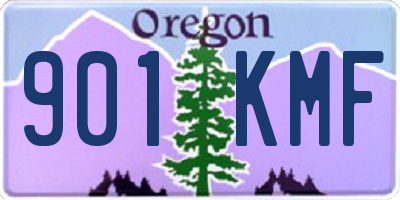 OR license plate 901KMF