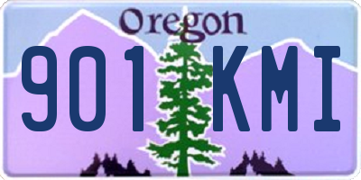 OR license plate 901KMI