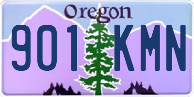 OR license plate 901KMN