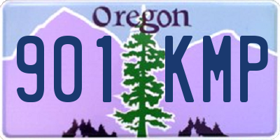 OR license plate 901KMP